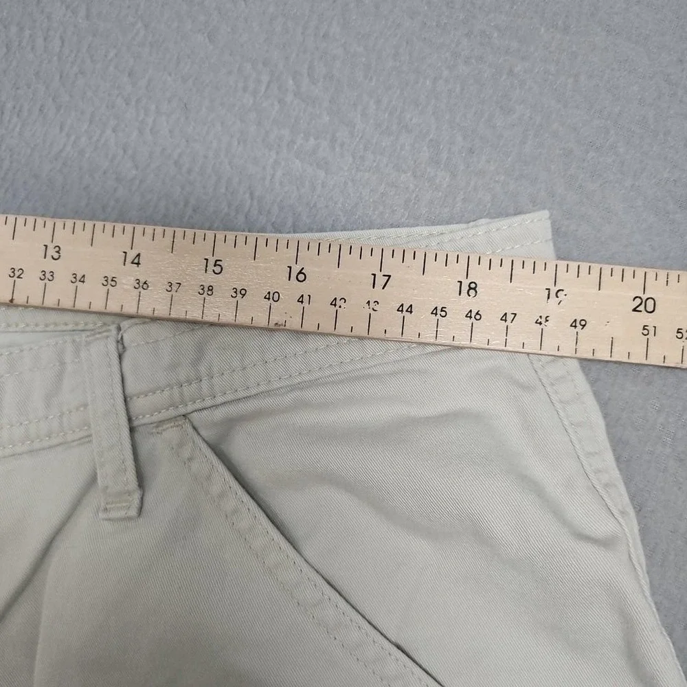 Polo Jeans Co. Ralph Lauren Men's Beige Cotton Cargo‎ Shorts Size 38 RL Flag